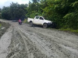 Ruas Jalan Patani Ancam Keselatan Pengendara