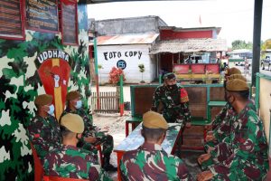 Danrem Sidak ke Pos Satgas Pamrahwan Yonarmed 8/105 Tarik