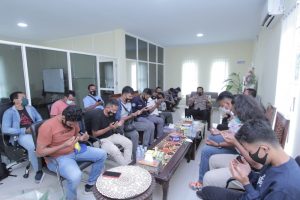 HPN 2021, Polres Ternate Silaturahmi Dengan Insan Pers