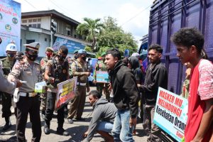 TNI-Polri dan Satpol PP Razia Masyarakat Yang Tidak Patuh Prokes