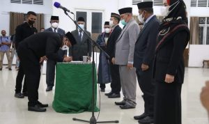 Bupati Halmahera Selatan Lantik Empat Kepala OPD