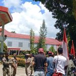 Refleksi Hari Sumpah Pemuda, GMNI Gelar Depan Kantor Bupati Halbar
