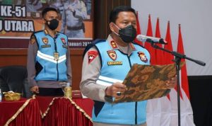 Kapolda Malut Pimpin Pembacaan Pakta Integritas dan Pengambilan Sumpah SIP Angkatan ke 51