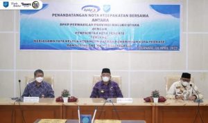 Pemkot Ternate Teken MoU Dengan BPKP Tentang Tata Kelola Keuangan
