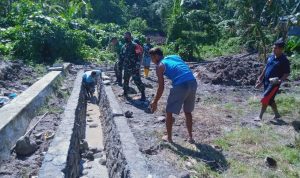 Pastikan Hasil Memuaskan, Komandan SSK Satgas TMMD Rutin Cek ke Lokasi Sasaran