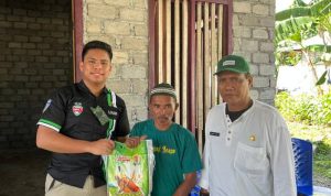 Temui keluarga korban tenggelamnya KM Cahaya Arafah, Putra Bupati Hasel Sampaikan belasungkawa dan serahkan bantuan