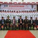 Bupati Kukuhkan Pasukan Paskibraka Halmahera Selatan