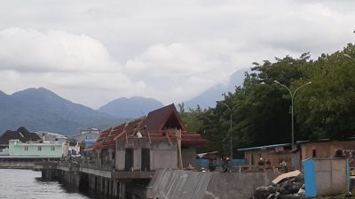 Masa Kontrak berakhir, Proyek Anjungan Penataan Pemukiman kawasan kuliner Makassar Timur Belum Rampung