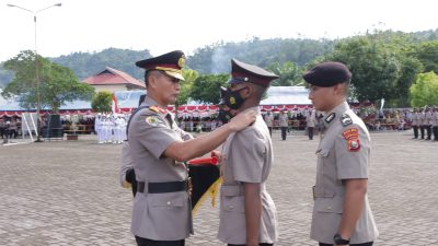 Wakapolda Pimpin Pelantikan 199 Bintara Polri SPN Polda Malut