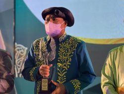 Hari Pers Nasional 2023 di SUMUT, Bupati Halmahera Selatan Peroleh Penghargaan Kategori Kebudayaan