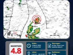 Gempa Bumi Magnitudo 4,8 kembali guncang Kepulauan Morotai