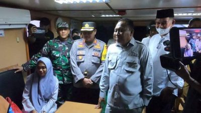 Bupati Halmahera Selatan Bersama Unsur Forkopimda Pantau Arus Mudik Lebaran