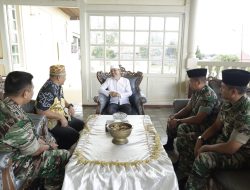 Perkuat Sinergitas Dengan Tokoh Adat, Danrem 152/Baabullah Silaturahmi ke Sultan Ternate