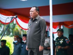 Bupati Halsel Pimpin Upacara Hardiknas 2023