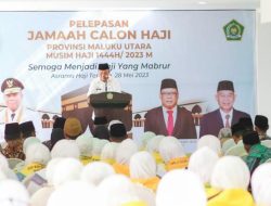 Wakil Gubernur Resmi Melepas Jemaah Calon Haji Asal Maluku Utara