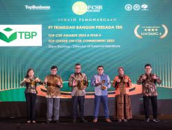 PT TBP Sabet 2 Penghargaan Ajang TOP CSR AWARDS 2023