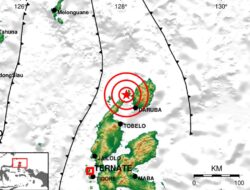 Gempa bumi Magnitudo 4,1 Guncang Morotai, Kedalamannya 36 KM Barat Laut