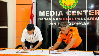 Basarnas dengan AirNav Ternate Teken MoU Tentang Informasi
