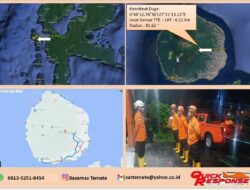 Wisatawan Asal Jakarta Mengalami hipotermia di Puncak Taman Love Gunung Gamalama Ternate