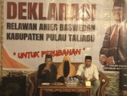 Pemuda Taliabu Deklarasi Dukung Anies Baswedan Jadi Capres 2024