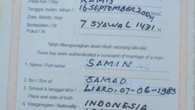 Berkas Dugaan kasus Pemalsuan Buku Nikah “Tatono”di Meja Penyidik Polres Halsel