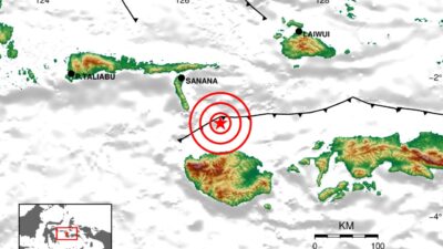 Gempa Bumi Magnitudo 4,6 Guncang Sanana Maluku Utara, Cek Lokasinya