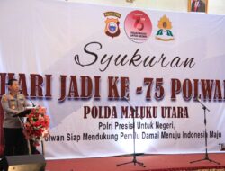 Peringatan Hari jadi Polwan Ke-75, Polwan Polda Malut gelar Syukuran di Resto Royal Ternate