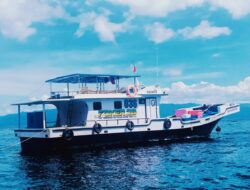 Kapal KM.Mina Maritim 036 terbakar di perairan Halmahera Selatan, Basarnas Lakukan Operasi SAR