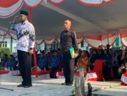 Plt.Bupati Halsel Pimpin Upacara HUT PGRI ke 78