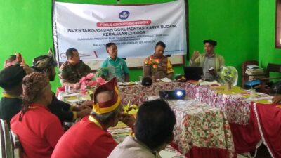 Inventarisasi Dokumentasi Karya Budaya Kerajaan Loloda, Sejarawan dan Budayawan Unkhair Ternate Gelar FGD