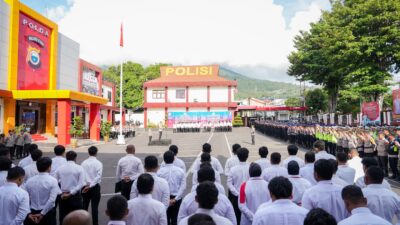 Polda Malut Terjunkan 902 Personil Untuk Menjaga Situasi Selama Tahapan Kampanye Pemilu 2024