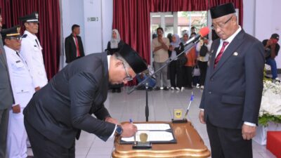 Lantik Ratusan Pejabat, Walikota Tidore harap terus berinovasi di tempat tugas Baru