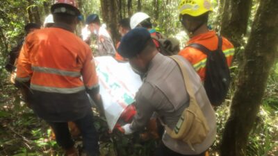Tim SAR Gabungan berhasil Evakuasi Korban Jatuhnya Helikopter Bell 429 PK WSW di Halmahera Tengah