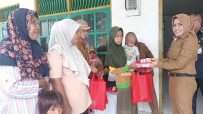 Tekan Angka Stunting di Sula, Bupati berikan paket Makanan 16 Balita Kurang Gizi