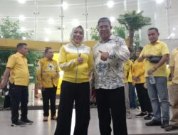 Serius Maju Pilkada Halsel 2024, Bahrain Kasuba Hadiri Undangan DPP Partai Golkar