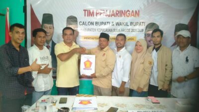 FAM Kembalikan Formulir Pendaftaran Bacalon ke Partai Gerindra