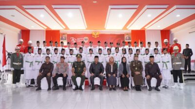 36 Paskibraka Kota Tidore Tahun 2024 Resmi Dikukuhkan