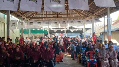 Warga Desa Laluin Kayoa Antusias Hadiri Kampanye Paslon Jasri-Muhlis