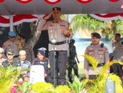 Kapolda Malut Pimpin Apel Operasi Lilin Kie Raha 2024 untuk Pengamanan Nataru