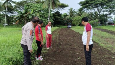 Dukung Program Asta Cita Presiden Prabowo Subianto, Polres dan Distan Pulau Morotai Siapkan Lahan Swasembada Pangan