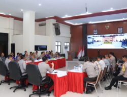 Pastikan Laporan kinerja tercapai, Wakapolda pimpin rapat Anev dengan polres jajaran secara virtual