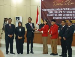 KPU Tetapkan Sherly-Sarbin Sebagai Gubernur dan Wakil Gubernur Maluku Utara