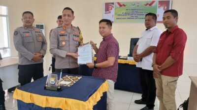 PT.Wanatiara Persada dan Polres Halsel Teken MoU Tentang Peningkatan Ketahanan Pangan