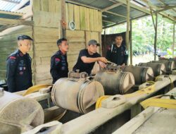Polda Maluku Utara Segel Tambang Emas Tanpa Izin di Halmahera Utara