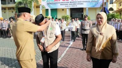 Jelang Keberangkatan JCH ke Emberkasi Makassar, PPIHD Malut Gelar Apel Siaga