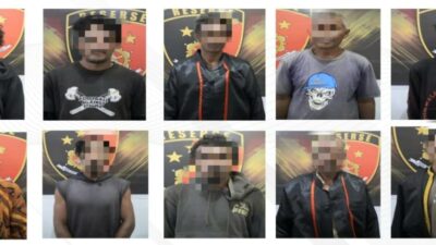 Aksi Masyarakat Adat Tuntut Ganti Rugi Lahan ke Perusahaan Tambang PT.Position Ditangkap Polisi