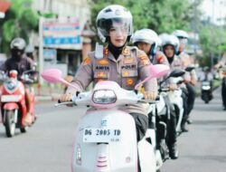Polwan Polres Ternate Gelar Patroli