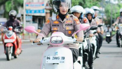 Polwan Polres Ternate Gelar Patroli