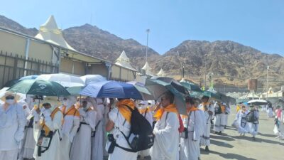 Jemaah Haji Maluku Utara Bergerak Tinggalkan Mina