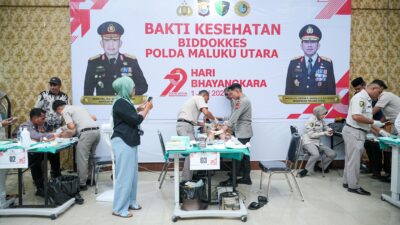 Bhayangkari Maluku Utara Gelar Bakti Sosial Donor Darah dan Khitanan Massal Gratis